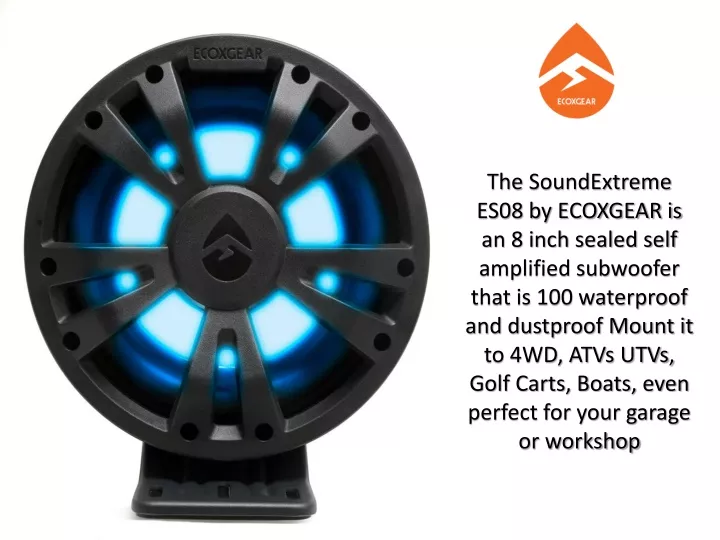the soundextreme es08 by ecoxgear is an 8 inch