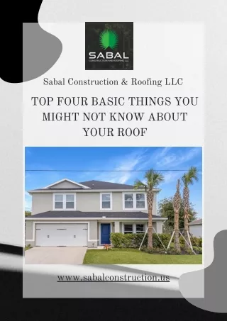 sabal construction roofing llc