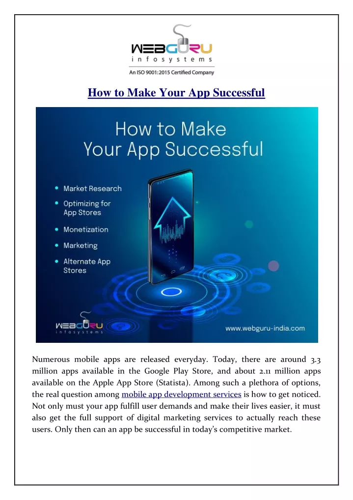 how to make your app successful