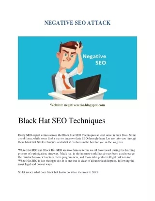 negative seo attack