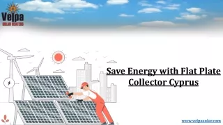 save energy with flat plate collector cyprus