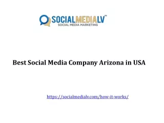 Best Social Media Company Arizona in USA