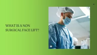 What Is a Non Surgical Face lift