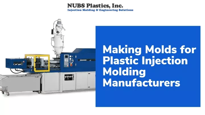 making molds for plastic injection molding