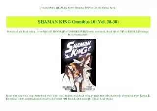 {mobiePub} SHAMAN KING Omnibus 10 (Vol. 28-30) Online Book