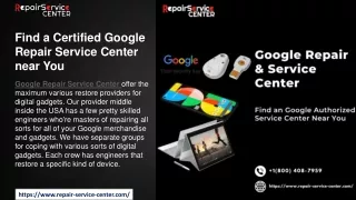 Find a Certified Google Repair Service Center near You Repair Service Center