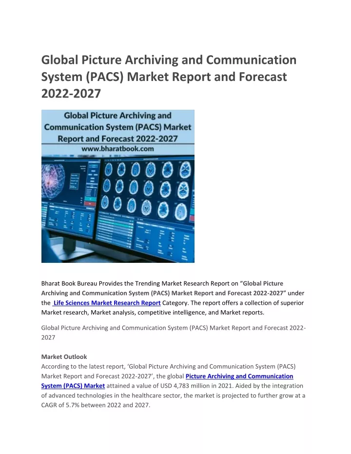 global picture archiving and communication system