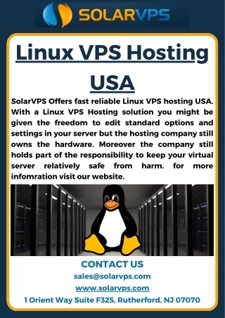 Linux VPS Hosting USA