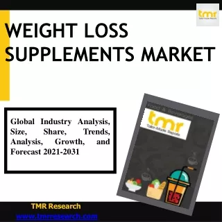 weight loss supplements market