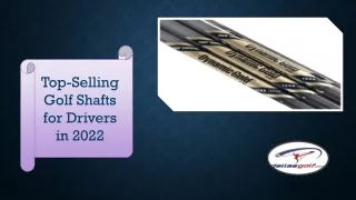 Top-Selling Golf Shafts for Drivers in 2022