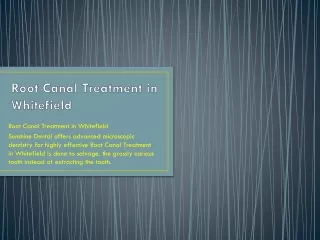root canal treatment in whitefield