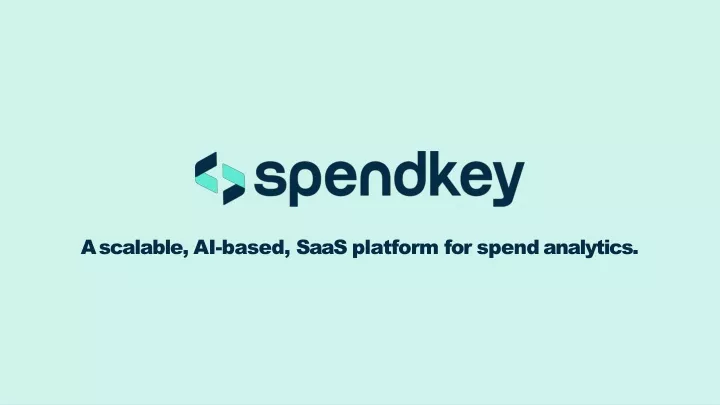 a scalable ai based saas platform for spend analytics