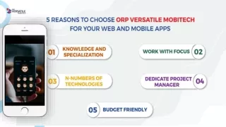 5 Reasons to Choose ORP Versatile Mobitech for Your Web and Mobile Apps