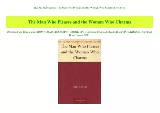 [READ PDF] Kindle The Man Who Pleases and the Woman Who Charms Free Book
