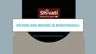 Packers And Movers In Marathahalli
