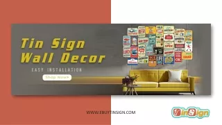 Welcome To Tin Signs & Customize Tin Shop!