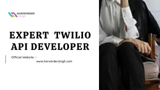 expert twilio api developer