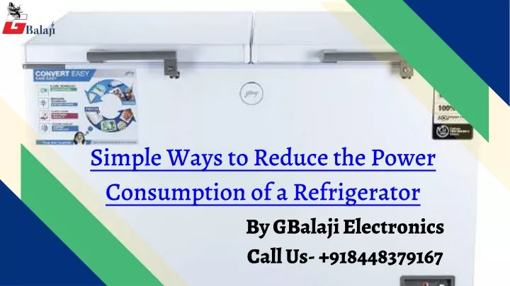 simple ways to reduce the power consumption