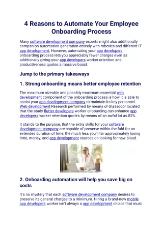 4 reasons to automate your employee onboarding