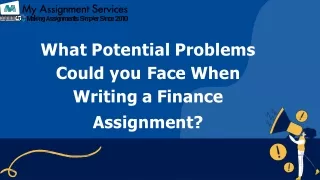 what potential problems could you face when