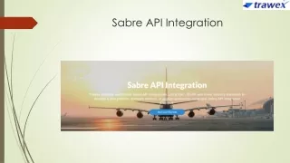 Sabre API Integration