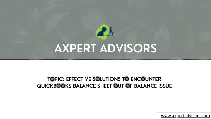 axpert advisors