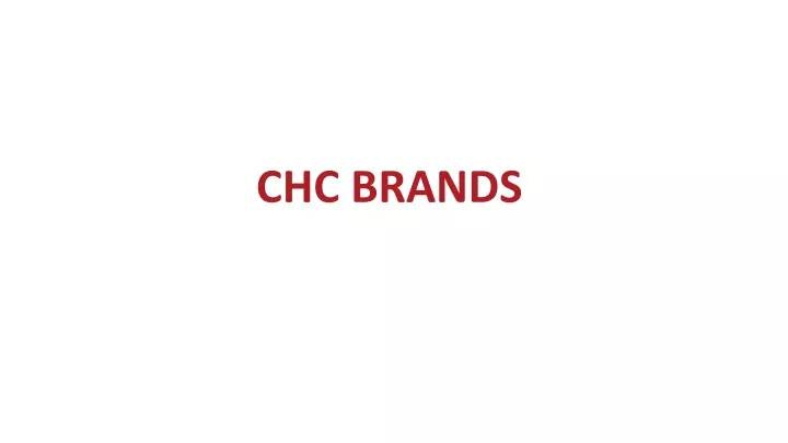 chc brands
