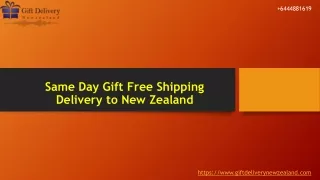 Same Day Gift Free Shipping Delivery to New Zealand