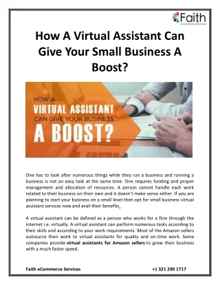 how a virtual assistant can give your small