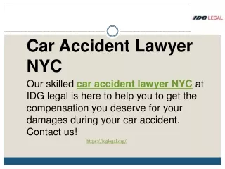 Car Accident Lawyer NYC