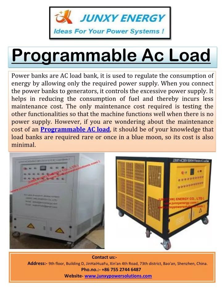 programmable ac load