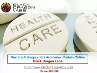 Buy black dragon labs Aromanex Protein Online