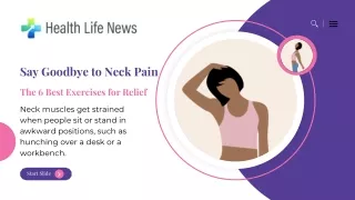 Say Goodbye to Neck Pain With Simple Stretches
