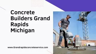 Concrete Builders Grand Rapids Michigan