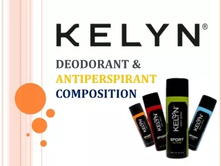 Kelyn Deodorants & Antiperspirants PDF