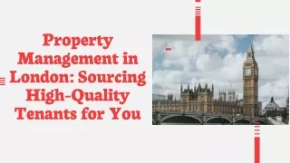 Best Property Management in London