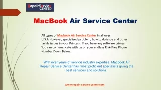MacBook Air Repair Service Center in USA