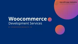 Custom Woocommerce Development Services