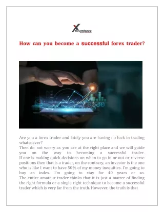 How can you become a successful forex trader 22