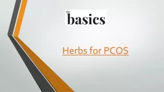 Herbs for PCOS