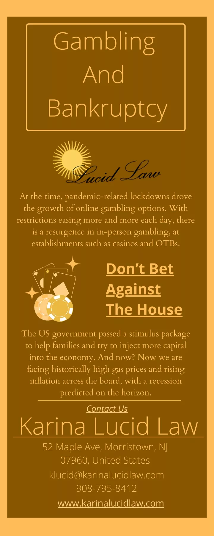 gambling and bankruptcy