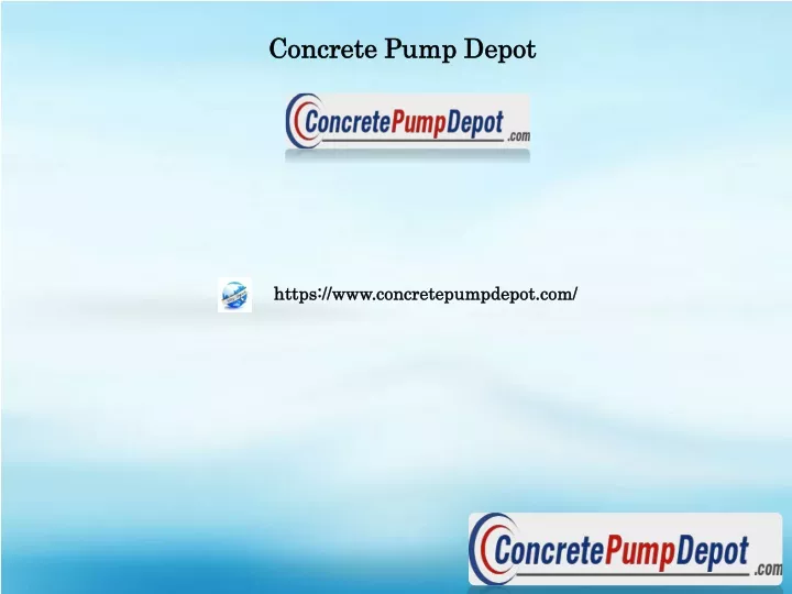 concrete pump depot