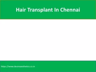 hair transplant in chennai