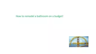 Get  Bathroom Remodel Novato, CA Services for your place