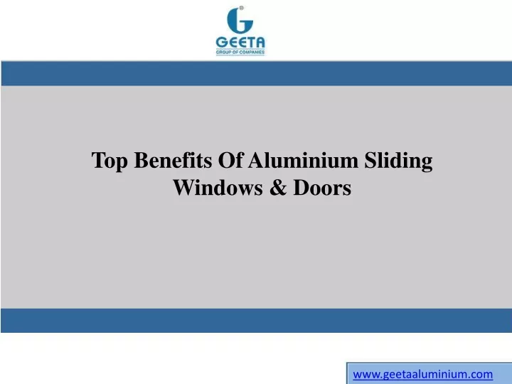 top benefits of aluminium sliding windows doors