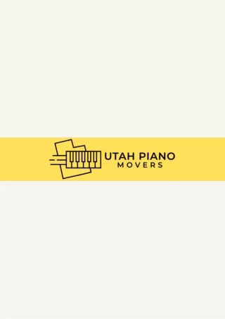 Utah Piano Movers