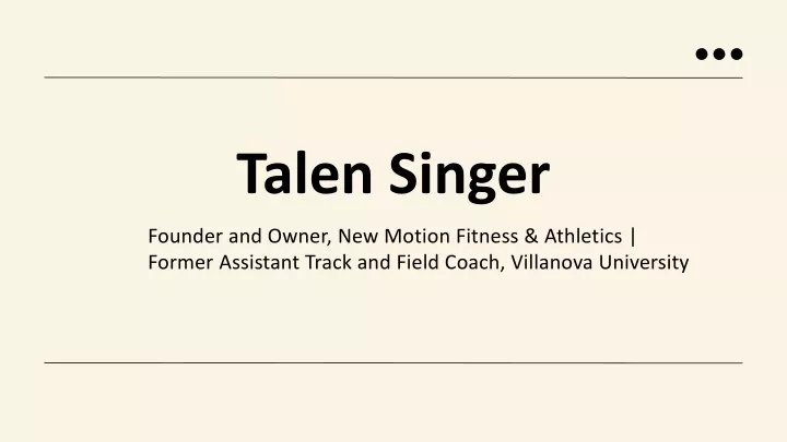 talen singer