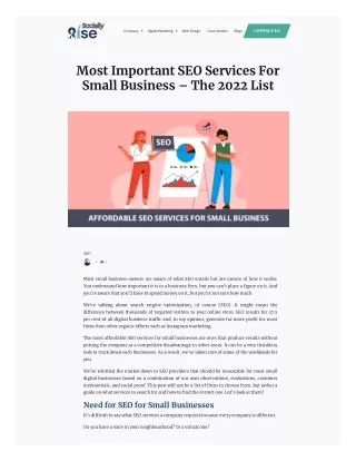 most-important-seo-services-for-small-business-in2022