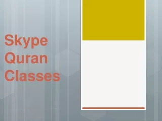 Learn Quran Via Skype Quran Classes - Professional Quran Teacher