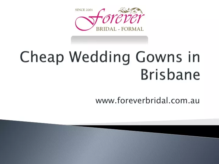 cheap wedding gowns in brisbane